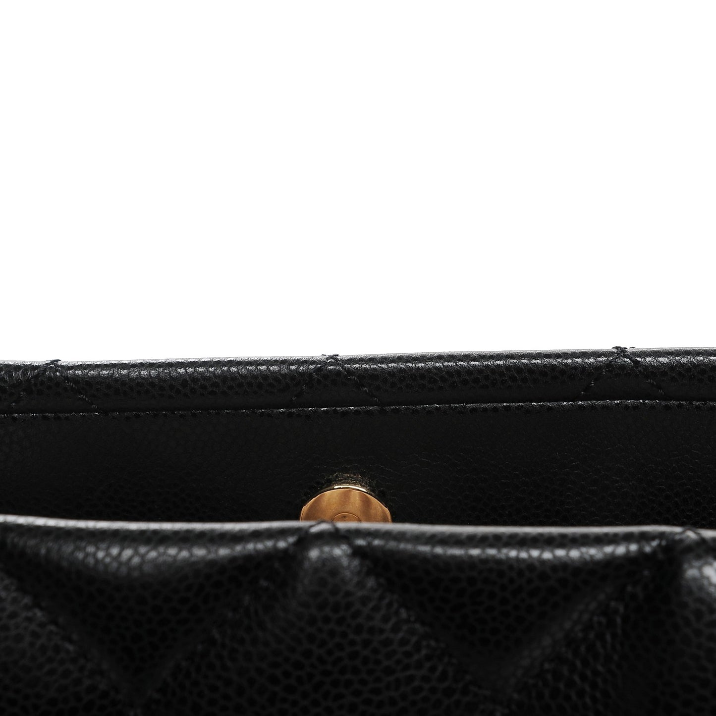 Caviar Quilted Timeless CC Soft Tote Black