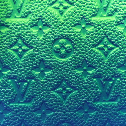 Louis Vuitton Taurillon Illusion Sac Plat XS Bleu Vert 7 of 9