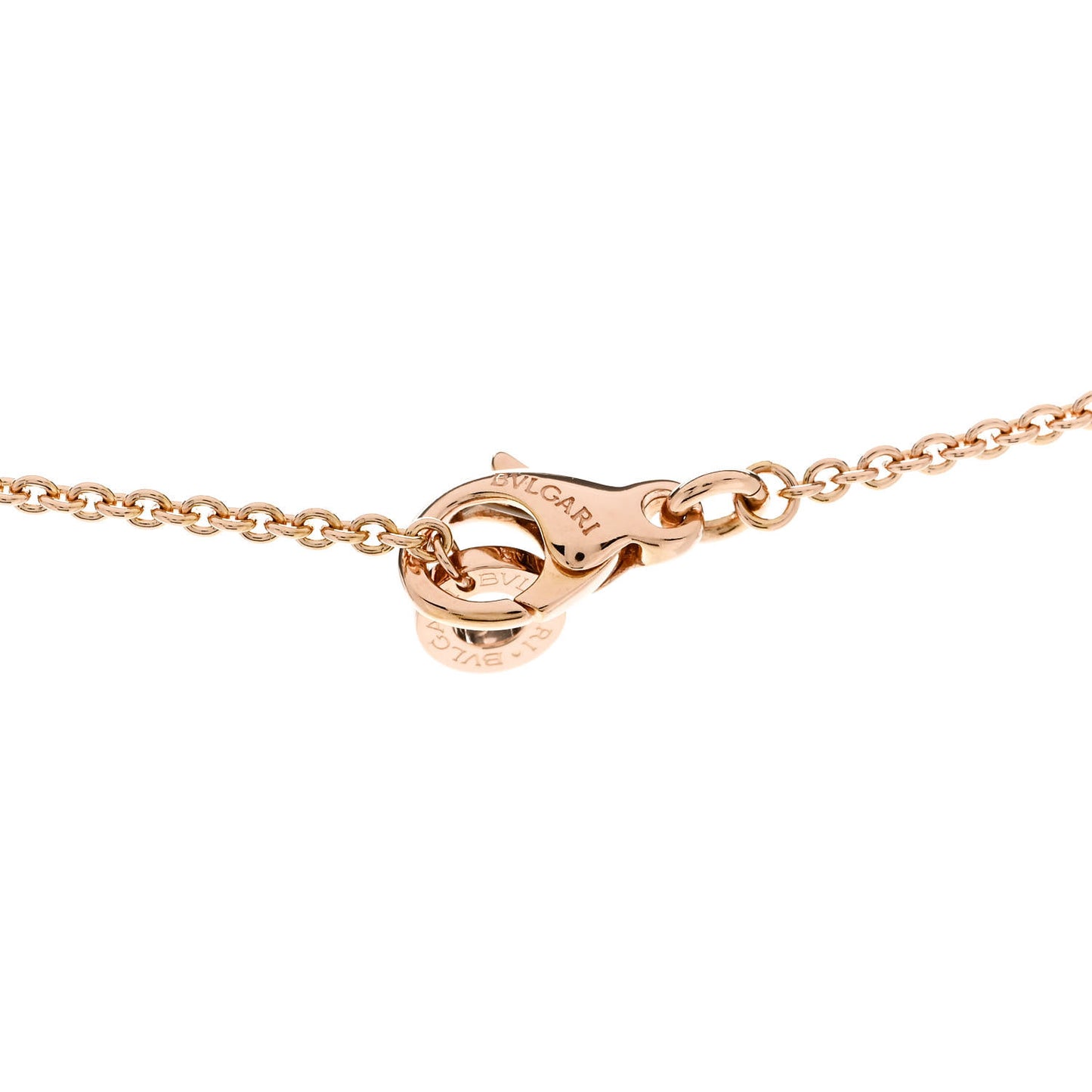 18K Rose Gold Black Ceramic B.Zero1 Pendant Necklace