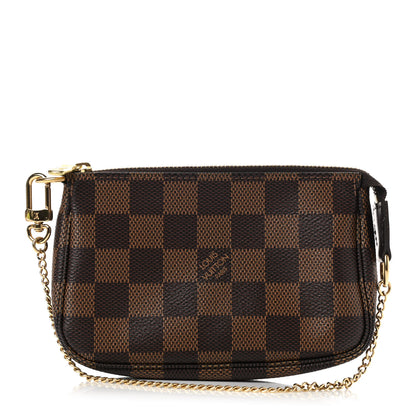 Louis Vuitton Damier Ebene Mini Pochette Accessories 1 of 7