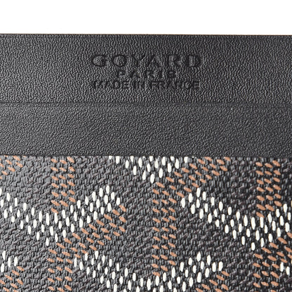 Goyard Goyardine Saint Sulpice Card Holder Black 6 of 7