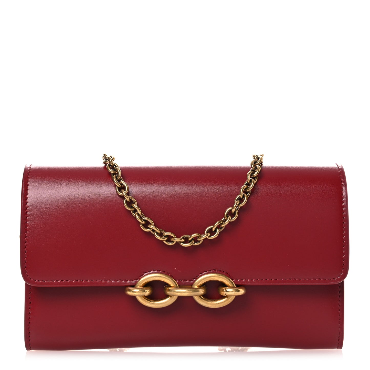 Smooth Calfskin Le Maillon Chain Wallet Opyum Red Opyum Red