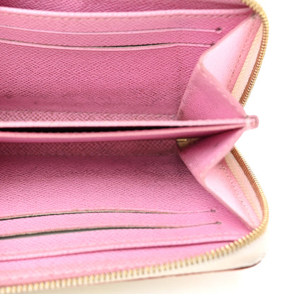 Louis Vuitton Monogram Multicolor Zippy Coin Purse Wallet White Litchi 5 of 8