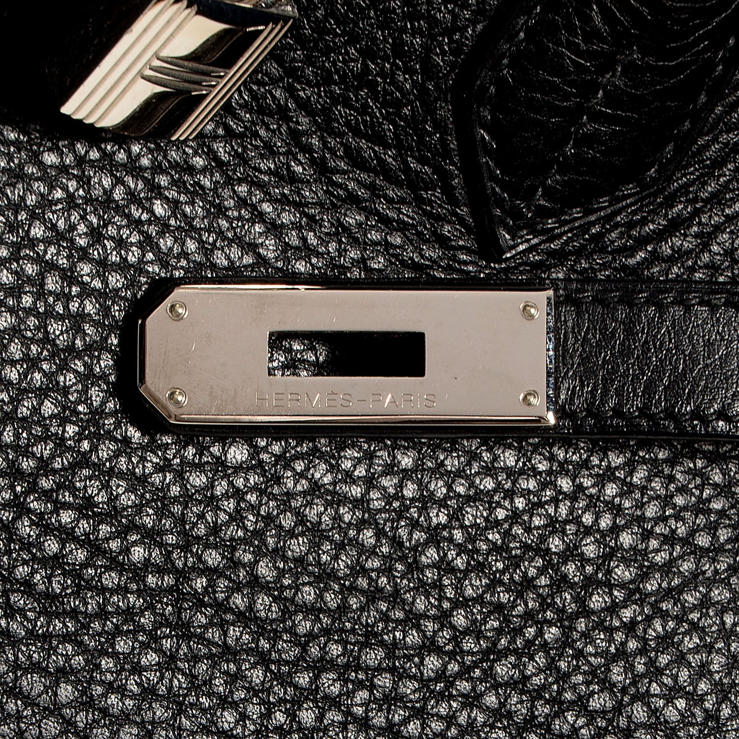 Hermes Taurillon Clemence Birkin 35 Black 7 of 10