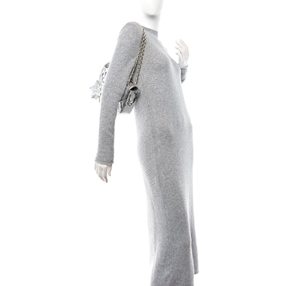 Chanel Mirror Calfskin Metallic Calfskin Medium Hollywood Boulevard Flap With Star Coin Purse Silvery 2 of 11