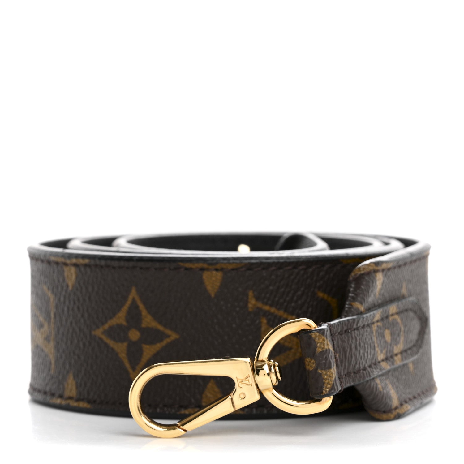 Louis Vuitton Monogram Bandouliere Shoulder Strap Black 1 of 6