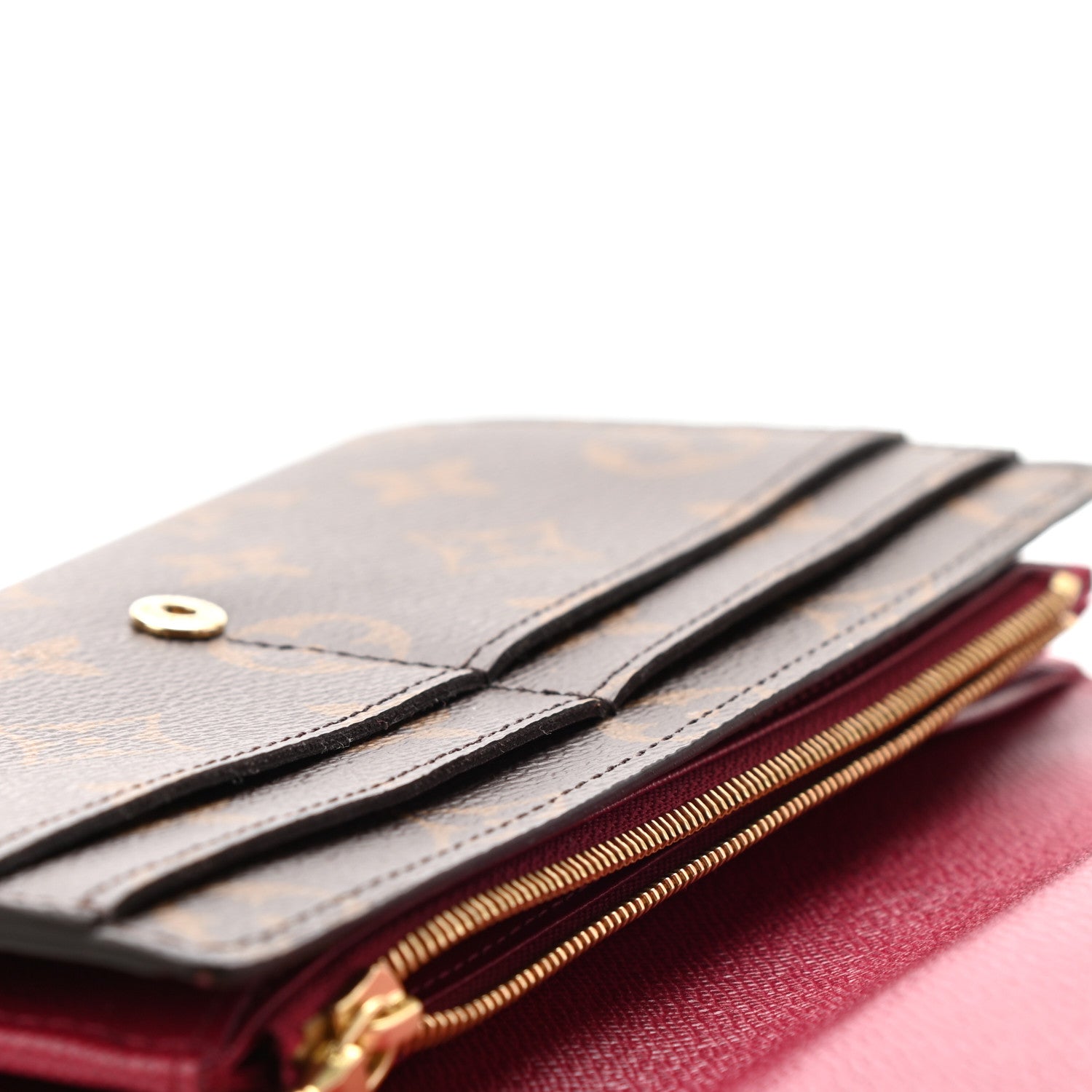 Louis Vuitton Monogram Sarah Wallet NM Coquelicot 8 of 8