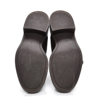 Gucci Guccissima Short Zip Boots 38 Dark Brown 5 of 8