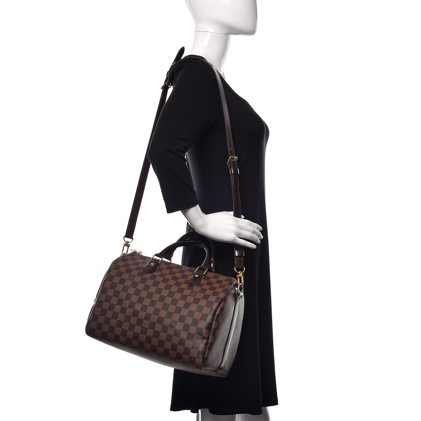 Damier Ebene Speedy Bandouliere 30