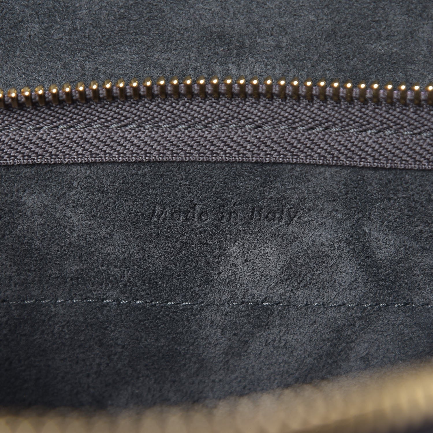 Celine Grained Calfskin Nano Belt Bag Grey 7 of 7