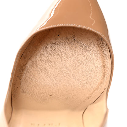 Christian Louboutin Patent Pigalle 100 Pumps 38 Nude 8 of 8