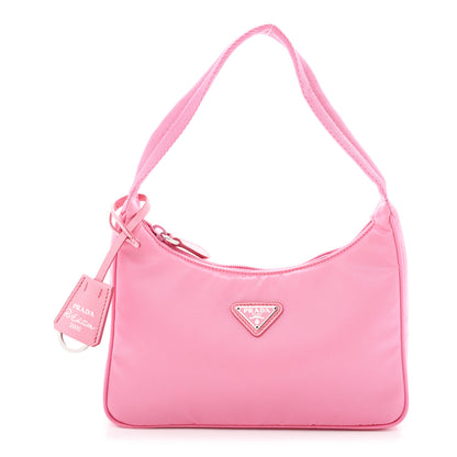 Prada Tessuto Nylon Mini Re-Edition 2000 Bag Begonia 1 of 10
