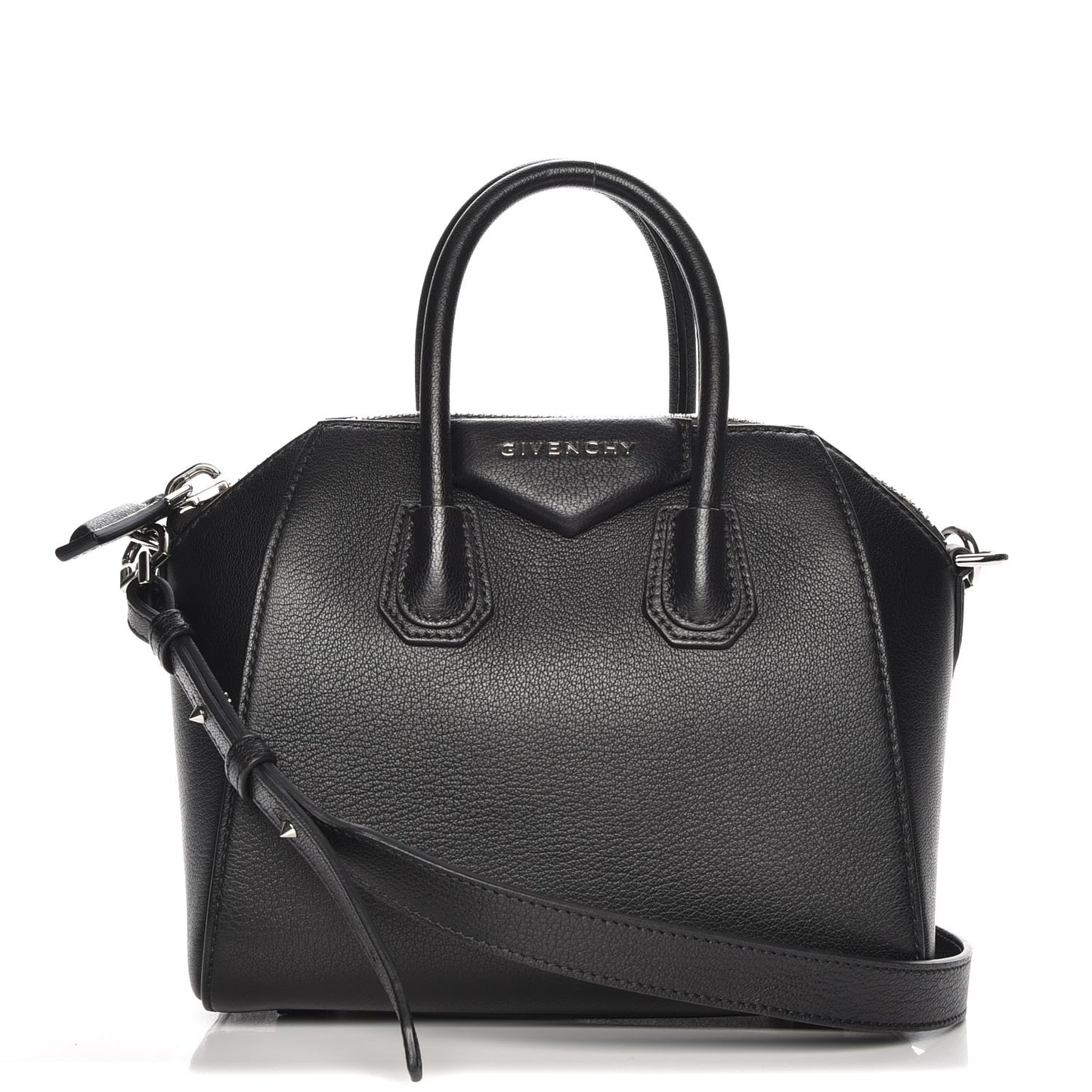 Sugar Goatskin Mini Antigona Black