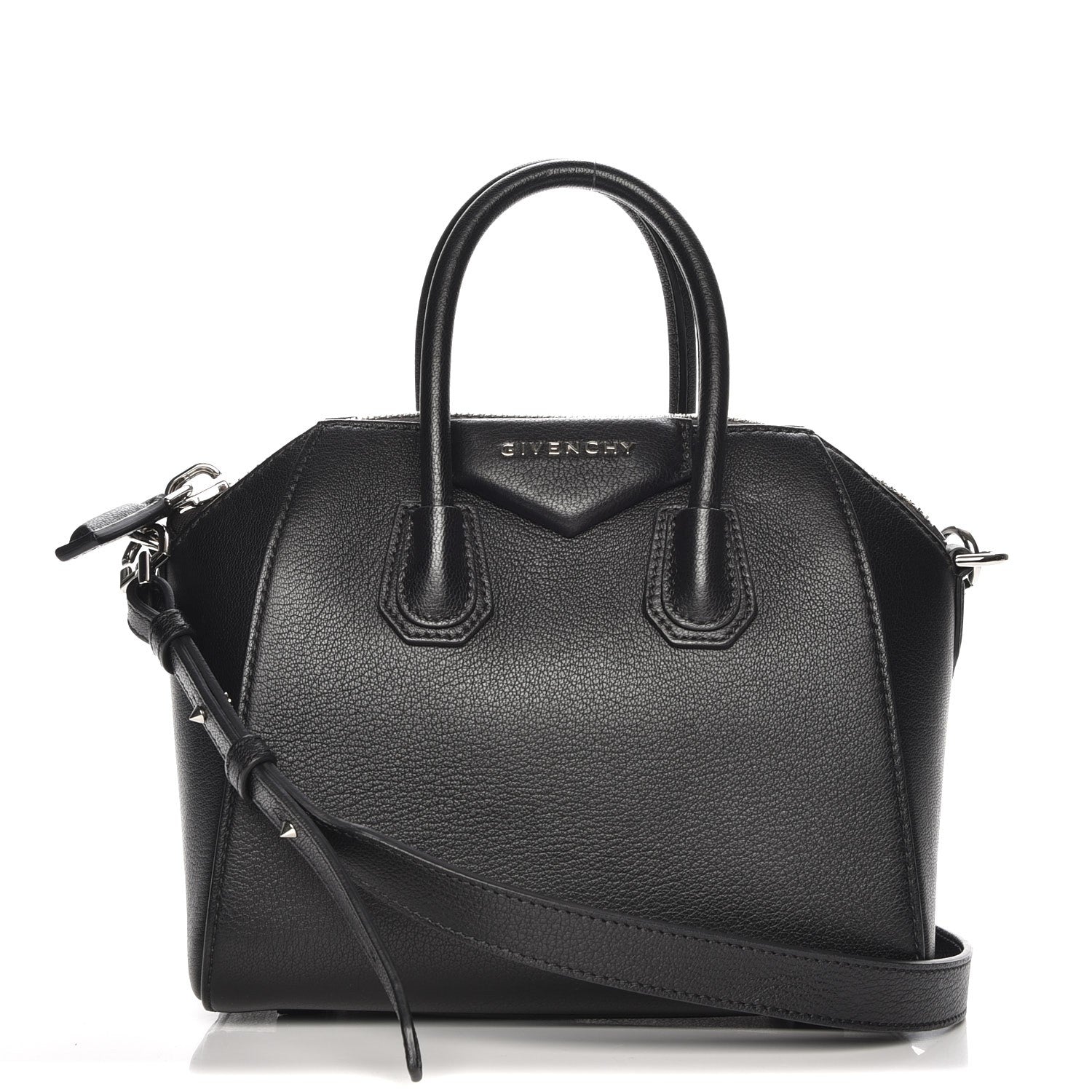 Givenchy Sugar Goatskin Mini Antigona Black 1 of 8
