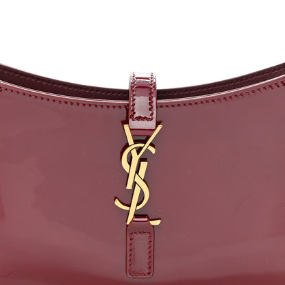 Saint Laurent Patent Calfskin Le 5 A 7 Mini Hobo Red Grenat 8 of 10