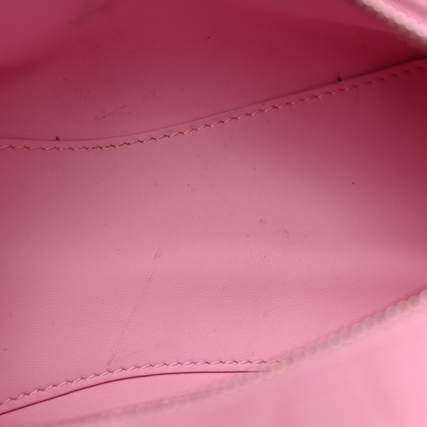Balenciaga Semi Shiny Calfskin Crocodile Embossed Neo Classic Silver Hardware Mini City Pink 9 of 16