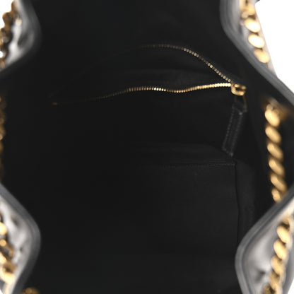 Saint Laurent Lambskin Matelasse Monogram Joe Backpack Black 5 of 10