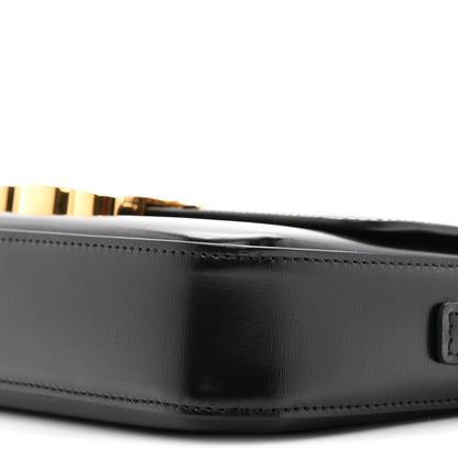 Celine Shiny Calfskin Triomphe Shoulder Bag Black 11 of 11