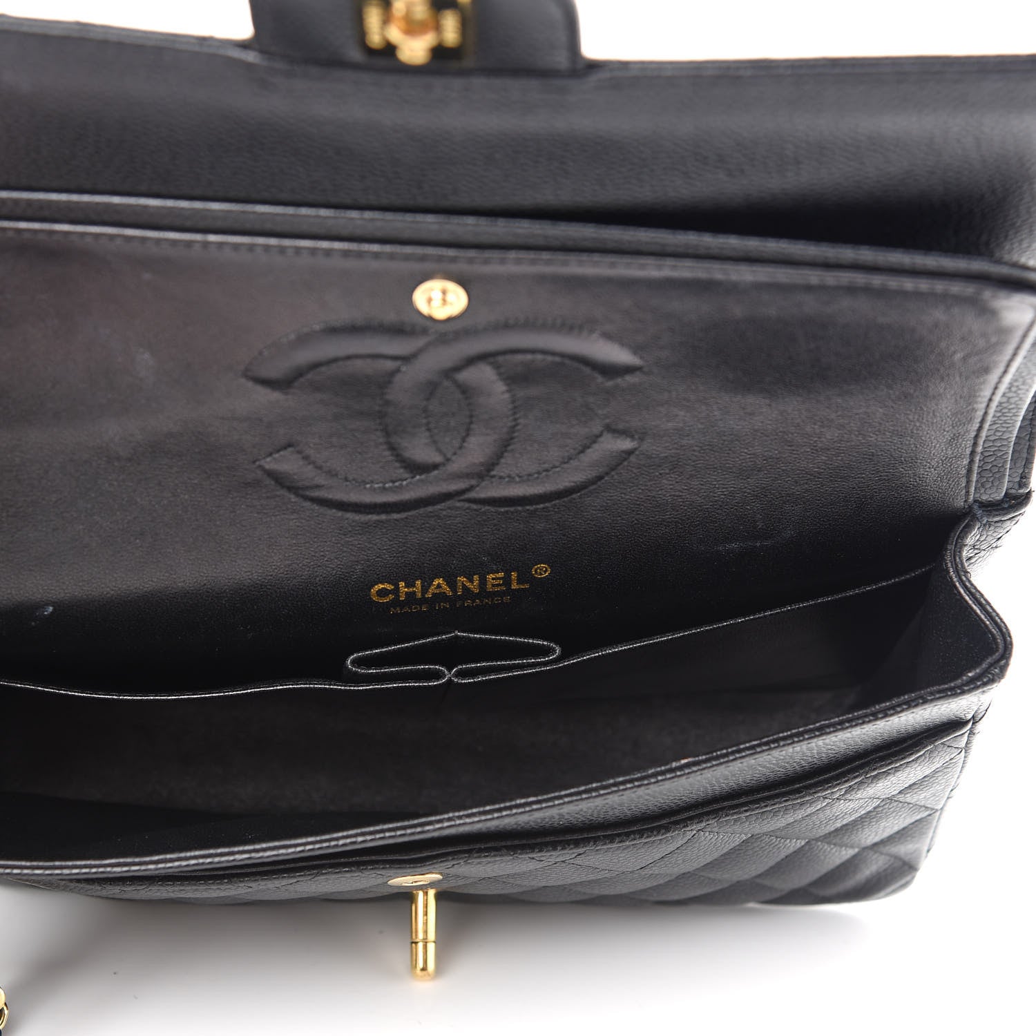 Chanel Caviar Quilted Medium Double Flap Black 5 of 11