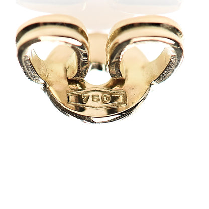 Gucci 18K Yellow Gold GG Tissue Stud Earrings 4 of 4