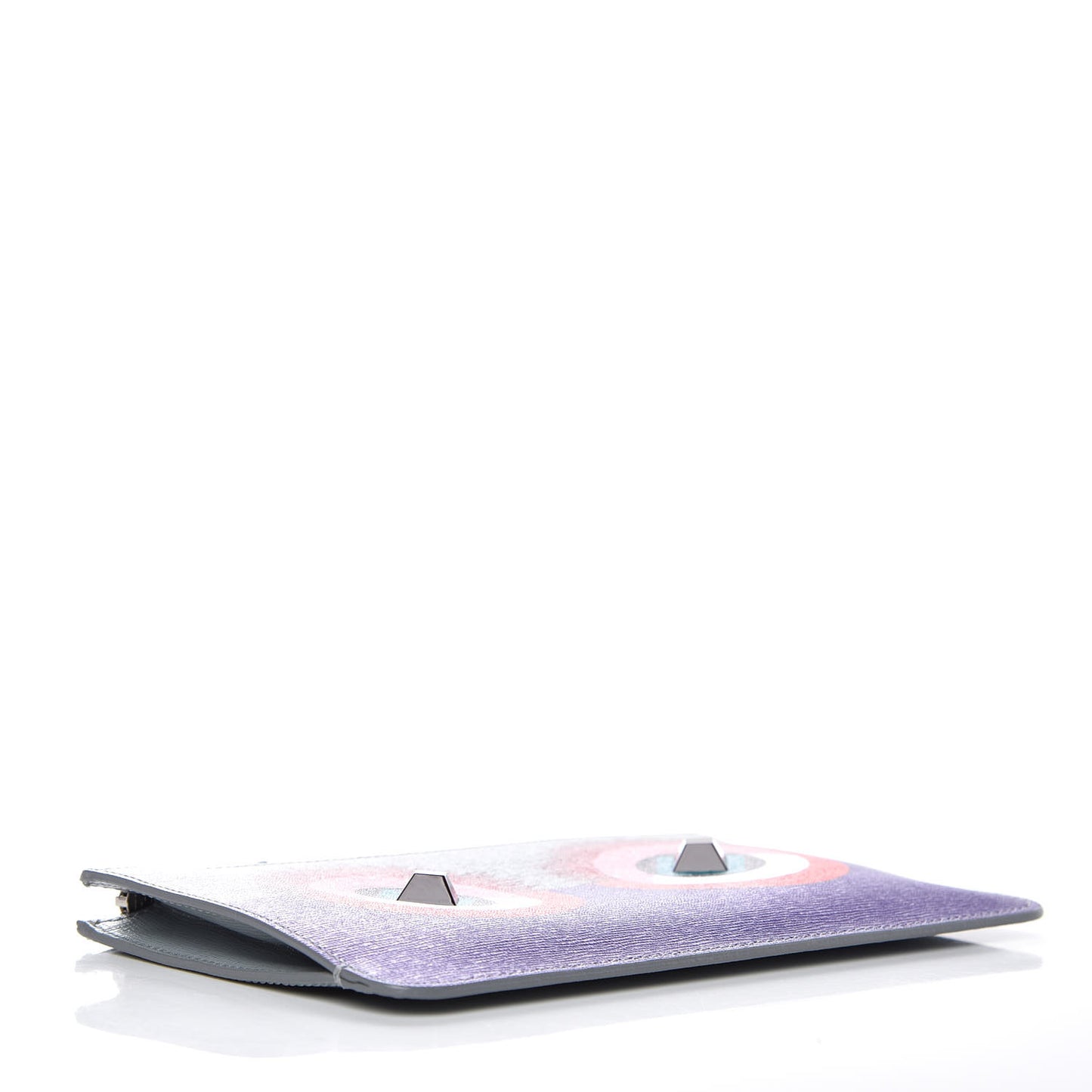 Vitello Elite Studded Hypnoteyes Zip Pouch Polvere Multicolor