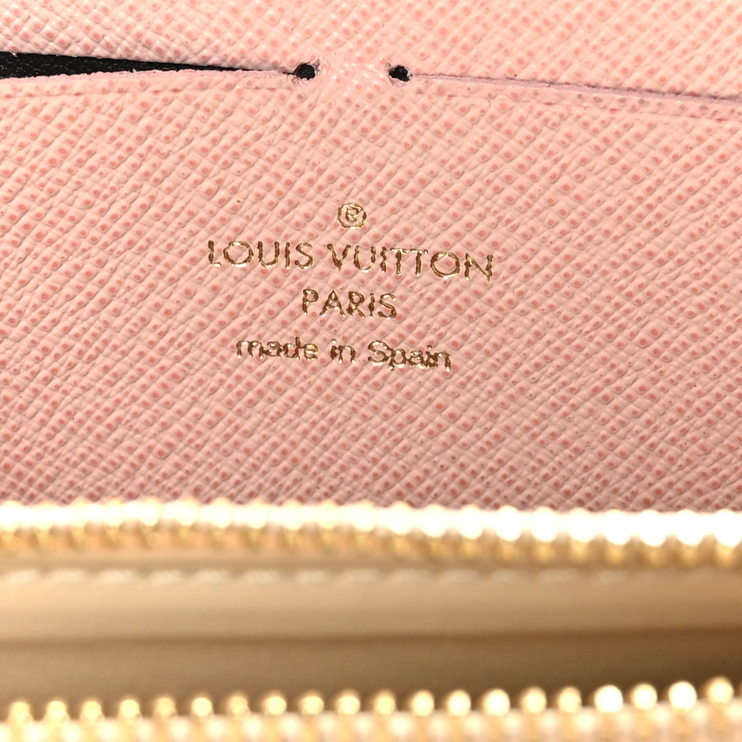Damier Azur Clemence Wallet Rose Ballerine