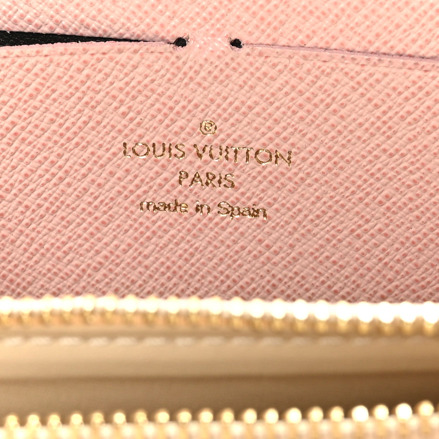 Louis Vuitton Damier Azur Clemence Wallet Rose Ballerine 6 of 6