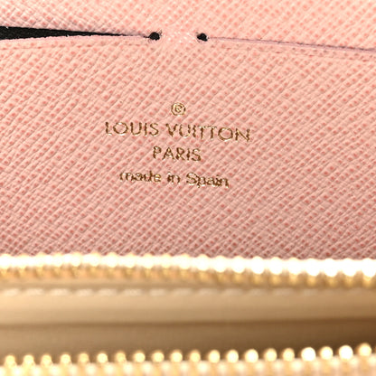 Louis Vuitton Damier Azur Clemence Wallet Rose Ballerine 6 of 6