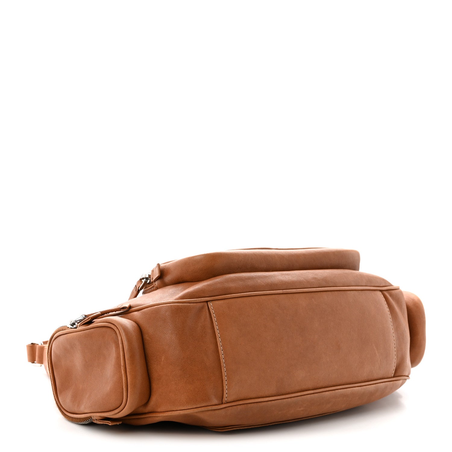 Miu Miu Nappa Pocket Top Handle Bag Caramel 4 of 9