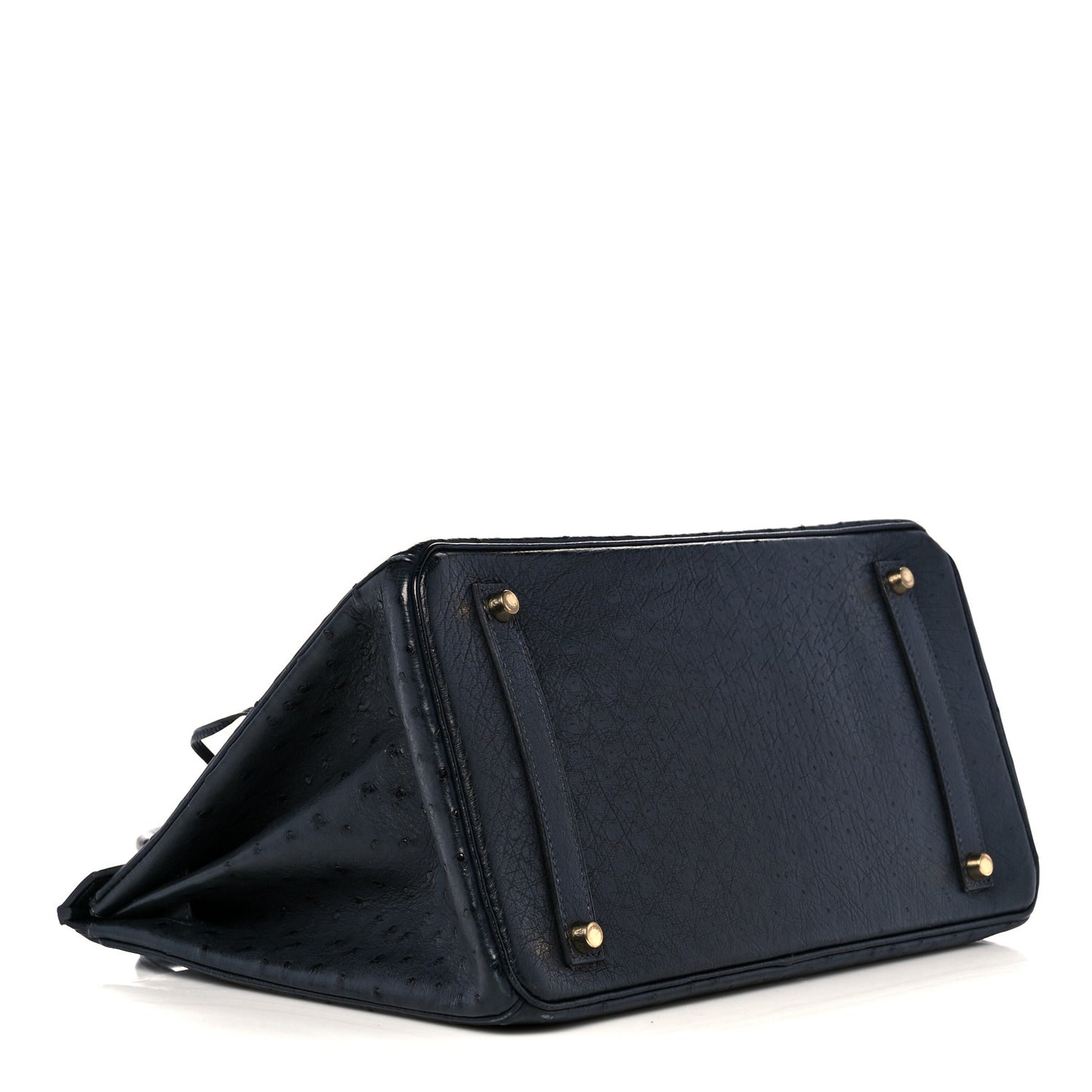 Ostrich Birkin 35 Bleu Indigo