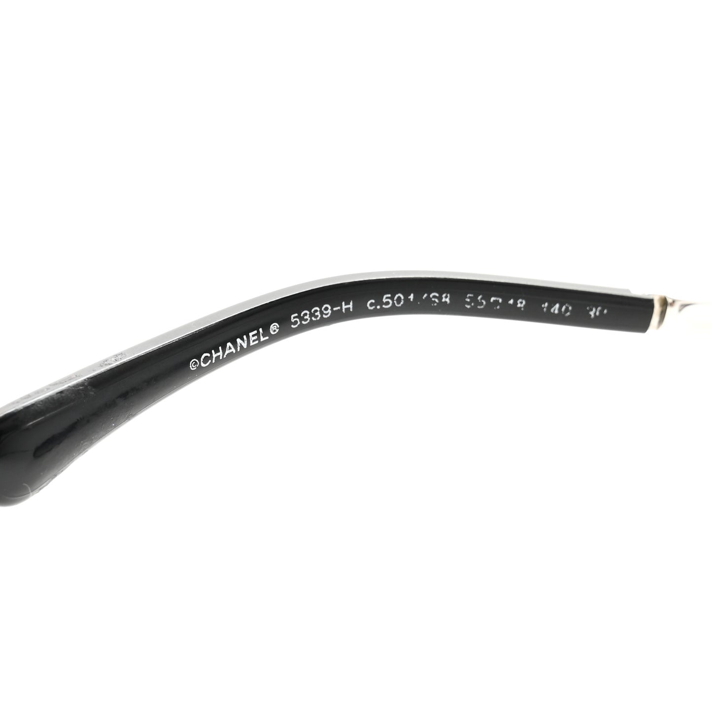 Acetate Butterfly Winter Pearl Sunglasses 5339-H Black
