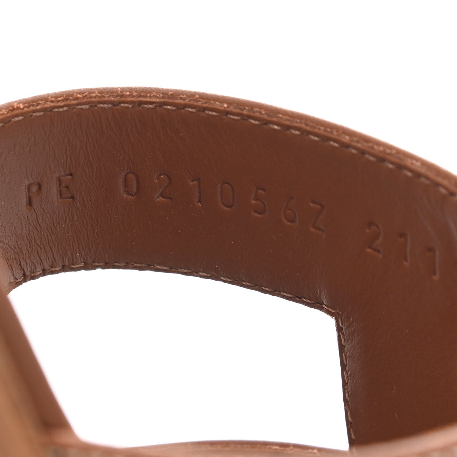 Hermes Box Calfskin Oran Sandals 39 Gold 8 of 9