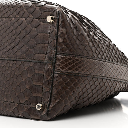Proenza Schouler Snakeskin Medium Bucket Bag Brown 12 of 15