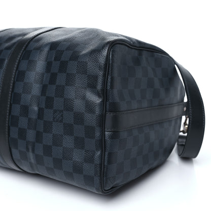 Louis Vuitton Damier Cobalt Keepall Bandouliere 45 8 of 12