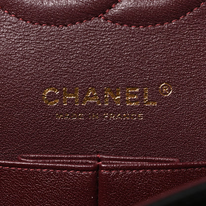 Chanel Lambskin Quilted Medium Double Flap Black 5 of 10