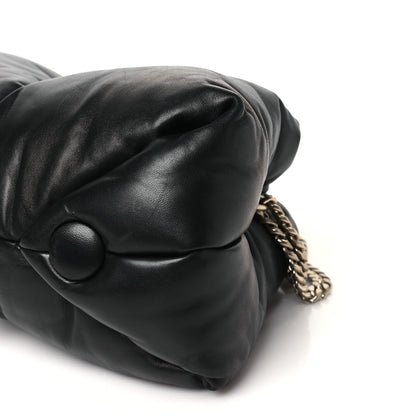 Proenza Schouler Lambskin Puffy Tobo Chain Shoulder Bag Black 9 of 9