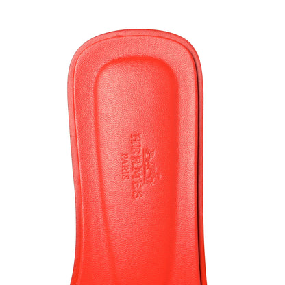 Hermes Epsom Oran Sandals 39 Orange Poppy 7 of 10