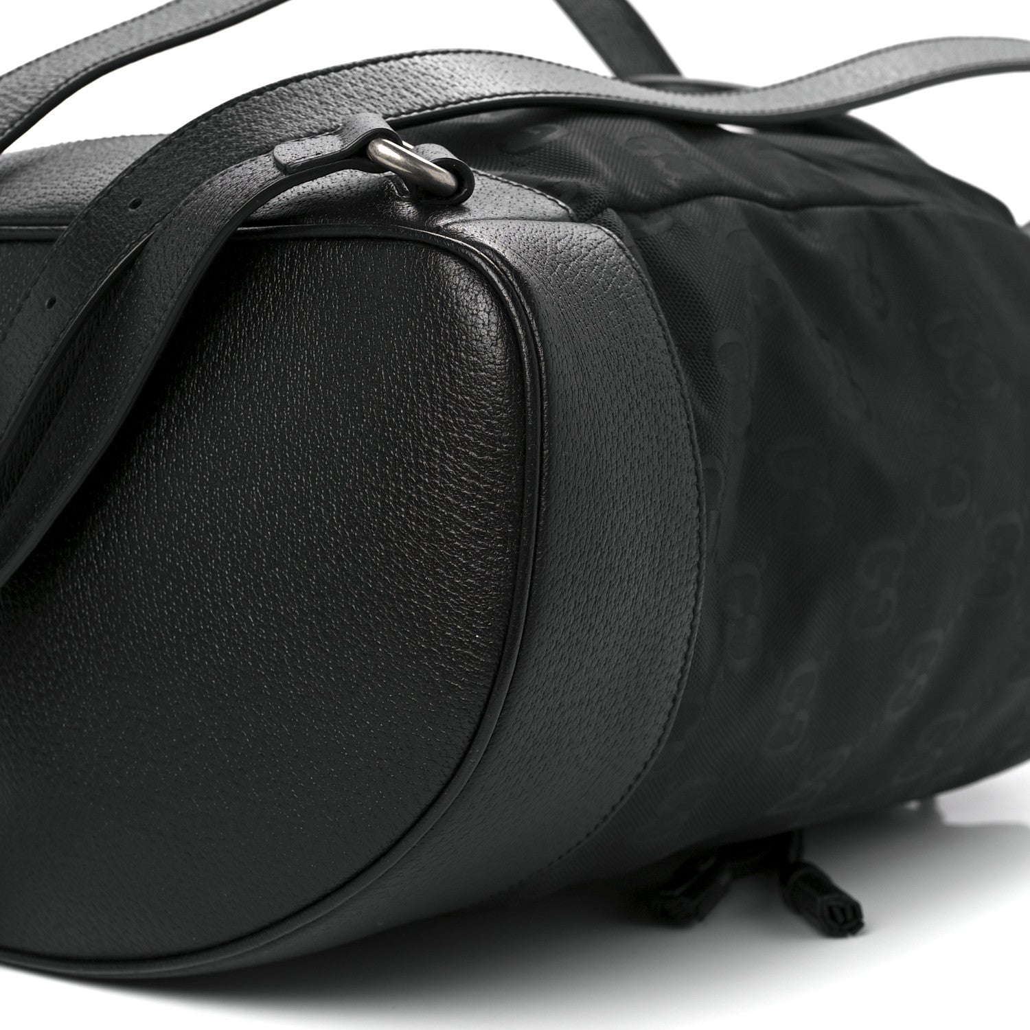 Gucci Econyl Nylon Monogram Off The Grid Drawstring Bucket Backpack Black 12 of 12