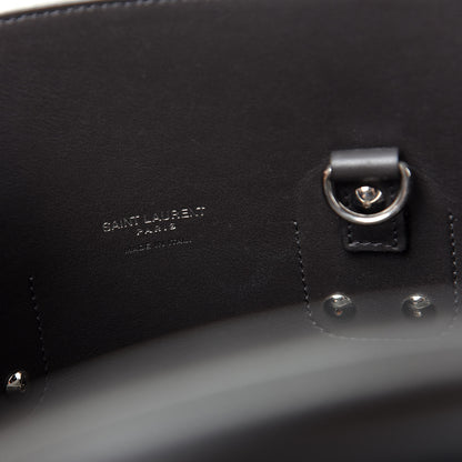 Saint Laurent Grained Calfskin Small Sac De Jour Coal 8 of 8