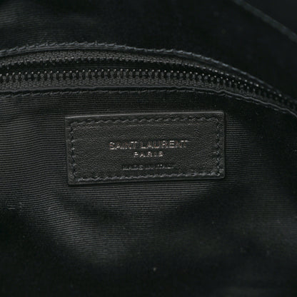 Saint Laurent Crinkled Calfskin Matelasse Monogram Large Niki Shopper Tote Black 6 of 12