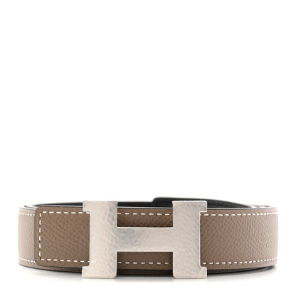 Hermes Swift Epsom 24mm Mini Martelee Constance Belt 70 28 Etoupe Black 1 of 6