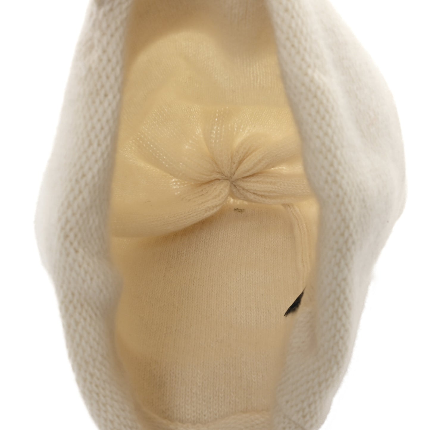 Cashmere CC Beanie Hat White