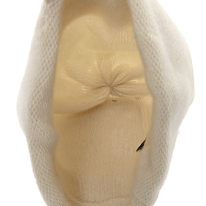 Chanel Cashmere CC Beanie Hat White 4 of 5