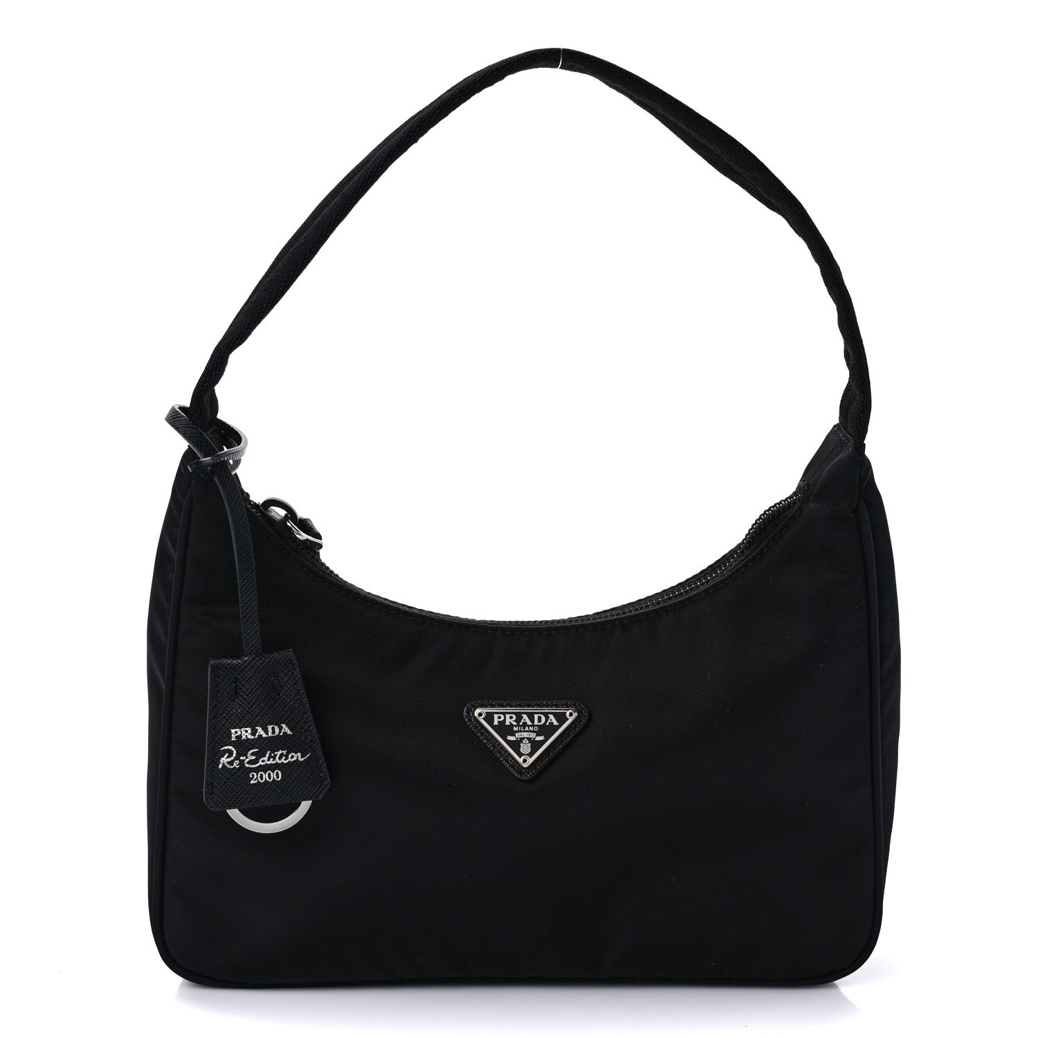 Prada Tessuto Nylon Mini Re-Edition 2000 Bag Black 1 of 7