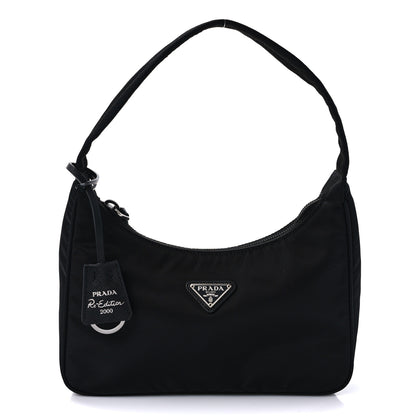 Prada Tessuto Nylon Mini Re-Edition 2000 Bag Black 1 of 7