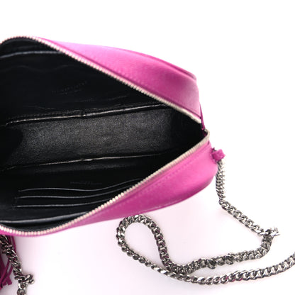 Saint Laurent Grain De Poudre Matelasse Monogram Mini Lou Camera Bag Fuxia Electrique 5 of 10
