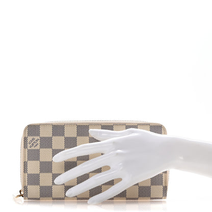 Louis Vuitton Damier Azur Zippy Wallet 2 of 10