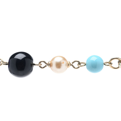 Chanel Beaded Pearl CC Long Strand Necklace Multi 5 of 6