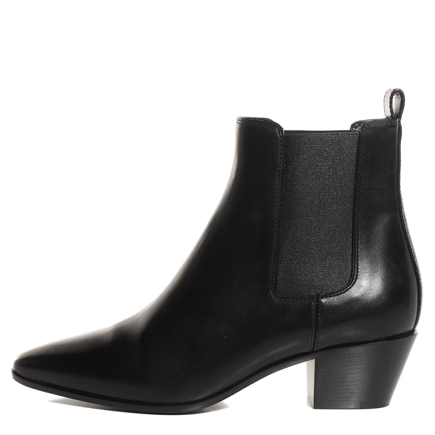 Saint Laurent Smooth Calfskin Rock Chelsea Boots 36 Black 1 of 7