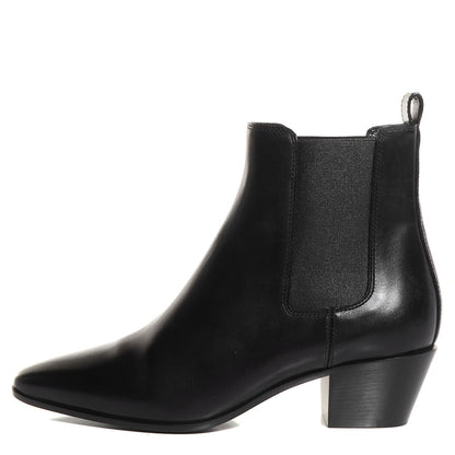 Saint Laurent Smooth Calfskin Rock Chelsea Boots 36 Black 1 of 7